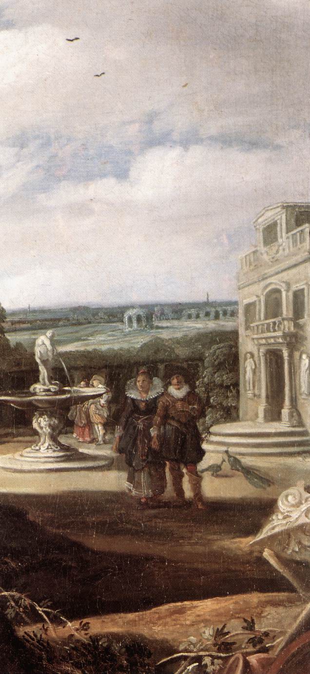 HALS, Frans Married Couple in a Garden (detail)